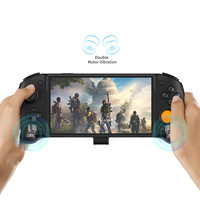 Manette de jeu portable DOBE TNS-1125 à brancher pour NS OLED NS Pocket Game Grab avec gyroscope 6 axes et vibration à double moteur