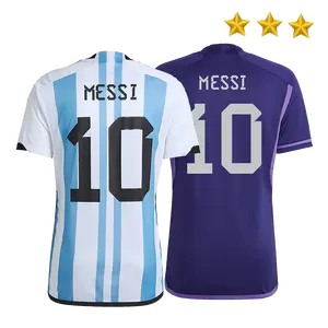 Messi – maillot de Football 2022 2023 pour homme, t-shirt de sport bon marché, uniforme de Football
