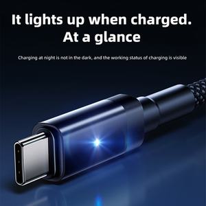 Cable USB a Tipo C Universal de Alta Calidad de 100 W, 1.2 M 2 M, Cargador de Datos, Carga Rápida para Teléfono Móvil - Product Image 4