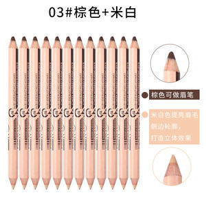 Crayon de maquillage portable <span class=keywords><strong>en</strong></span> cuivre à double extrémité, facile à appliquer, pigmenté, longue durée, très vendu - Product Image 4