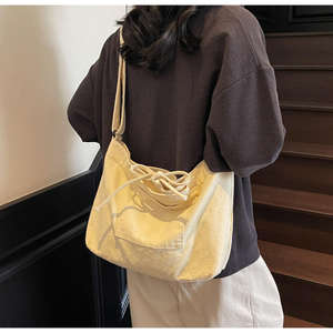 Sac bandoulière personnalisé ODM, mode simple, couleur unie, pour femme - Product Image 5