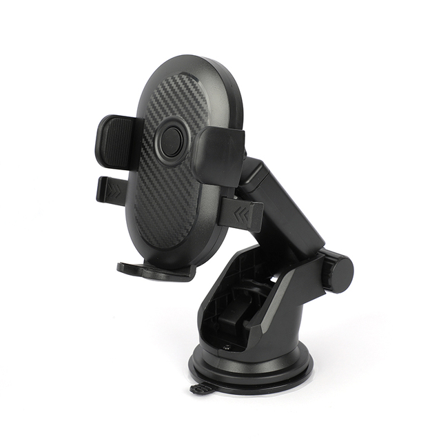 Carbon Fiber Car Phone Holder Automatic Lock Car Phone Holder C634 Suction Cup Car Navigation Frame