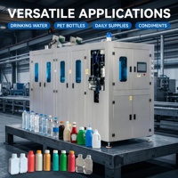 Máquina de Soplado Totalmente Automática Controlada por PLC con una Capacidad de Producción de hasta 2800 BPH. Precio Directo de Fábrica.