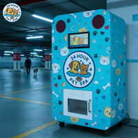 Machine de douche pour animaux de compagnie pratique pour parking souterrain, distributeur intelligent de spa pour chiens, station de bain commerciale pour chats
