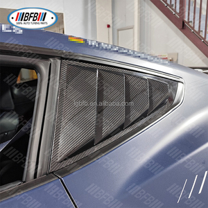 <span class=keywords><strong>Pour</strong></span> Ford Mustang 2024 + évent latéral en Fiber de carbone sec 1/4 quart de panneau persiennes de fenêtre arrière Kit de carrosserie - Product Image 4