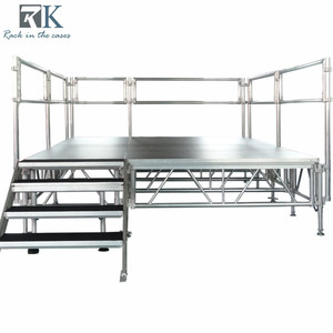 Scène événementielle démontable, scène de concert portable, scène modulaire, plateforme de scène en aluminium, podium pour mariage - Product Image 6