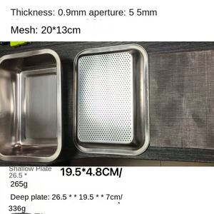 Vassoio per Semina Idroponica in Acciaio Inox 304 Rettangolare per Erba Gatto, Scatola per Vivaio e <span class=keywords><strong>Balcone</strong></span> - Product Image 5