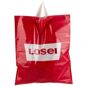 Sacs en plastique personnalisés à la mode, sacs de shopping recyclables en PE avec poignée - Product Image 2