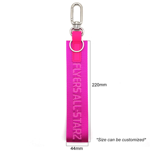 カスタムロゴ入り ショートリストストラップ キーチェーンストラップ 販促用カラビナキーホルダー - Product Image 6