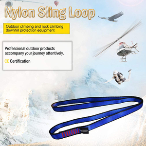 Usine fabricant prix de gros escalade roulement ceinture Nylon élingue coureur escalade outil Nylon élingue anneau - Product Image 5