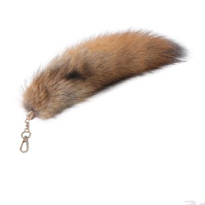 Nhà Máy Fluffy Bất Raccoon <span class=keywords><strong>Fox</strong></span> Lông Đuôi <span class=keywords><strong>Keychain</strong></span> Lông Thú Tự Nhiên Đuôi Clip Trên Mặt Dây Chuyền Cho Trang Phục Túi Xách Phụ Kiện Móc Tua - Product Image 5