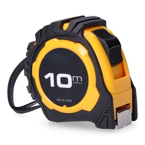 Flexmetro 10m x 25mm in ABS, resistente e leggero, ideale per misurare distanze in edilizia e fai da te. - Product Image 1