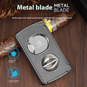 Portable moderne trois-en-un plat carré écologique coupe-cigare multifonctionnel en alliage de Zinc tranchant lisse perceuse accessoire pour - Product Image 2