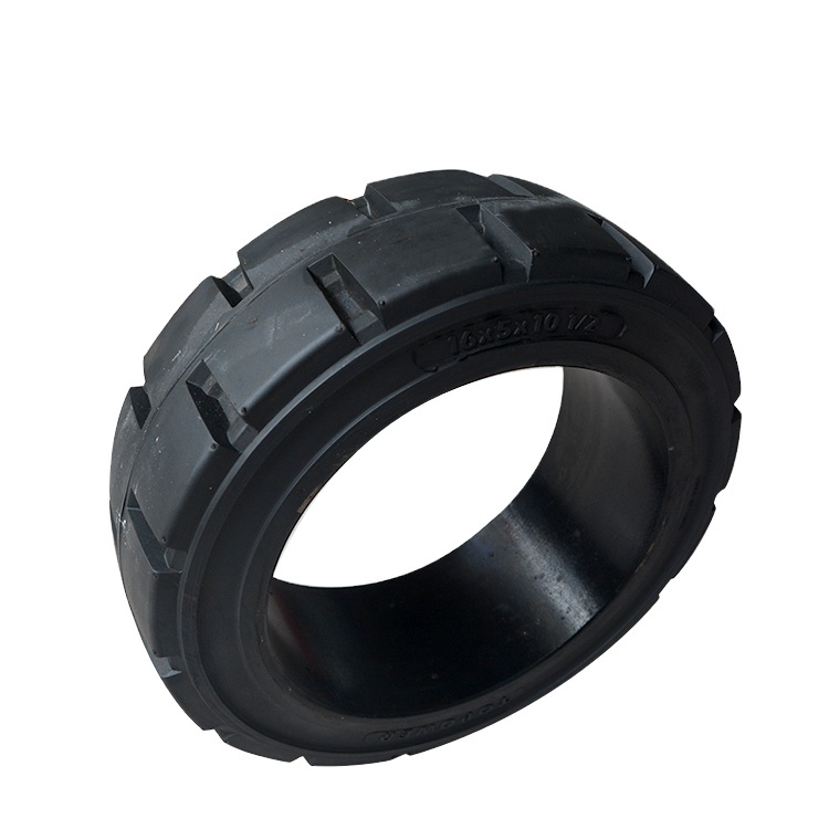 16x5x10 1/2 16x6x10 1/2 16x7x10 1/2 Press on Forklift Wheels 16x5x10.5 Press on Solid Tire