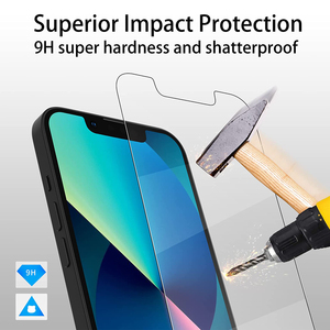 Protecteur d'écran en verre trempé <span class=keywords><strong>incassable</strong></span> HD Clear pour <span class=keywords><strong>iPhone</strong></span> 12/12 Pro Film en verre trempé pour <span class=keywords><strong>iPhone</strong></span> 11 et <span class=keywords><strong>iPhone</strong></span> <span class=keywords><strong>XR</strong></span> - Product Image 4