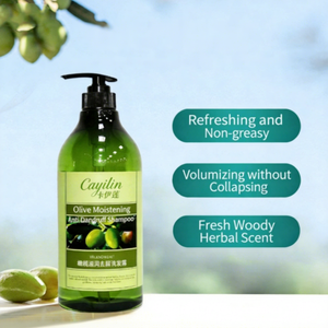 Shampooing à l'huile d'olive, contrôle du sébum, volumisant, antipelliculaire, parfum longue durée, ensemble gel douche et après-shampoing - Product Image 1