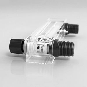 Misuratore di Flusso d'Olio Rotativo Montato su Pannello con Valvola, Personalizzabile OEM, Materiale ABS, Connessione Filettata per Misurazione del Flusso d'Olio - Product Image 4