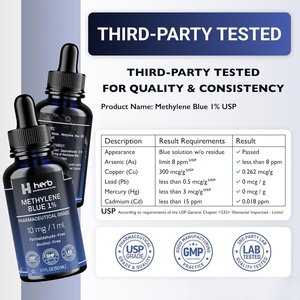 Bán Buôn 1% Màu Xanh của Tôi Giọt Nóng Bán 50Ml Methylen Màu Xanh Chất Lỏng Giọt Odm Thương Hiệu Phức Tạp Vitamin Khoáng Chất Cải Thiện Bộ Nhớ Giấc Ngủ - Product Image 2