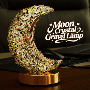 Wowei Hot-Selling Cristal <span class=keywords><strong>Pierre</strong></span> <span class=keywords><strong>Lune</strong></span> <span class=keywords><strong>Rechargeable</strong></span> À Côté Lampe Veilleuse pour Chambre Décor À <span class=keywords><strong>La</strong></span> Maison - Product Image 1