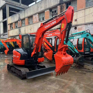 Venta al por mayor oficial usado para Kubota excavadora fiable 5 toneladas Mini excavadora de orugas de segunda mano para Kubota excavadora de orugas - Product Image 2