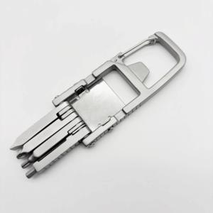 Kit de réparation de vélo multifonctionnel en acier inoxydable, outils de survie, outils de camping à fermeture auto-agrippante et tournevis multi-outils - Product Image 4