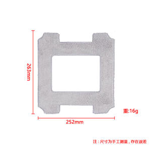 Paño de Limpieza para Ecovacs Window Cleaner W1 W1 Pro, 252x263mm, Sin Residuos, Uso Doméstico - Product Image 1