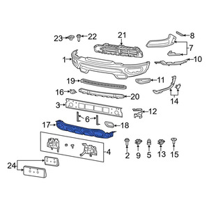 Ram 1500 Trx Front Bumper Under <b>Tray</b> 7EG94SSVAA <b>Plastic</b> Skid Plate - Product Image 4