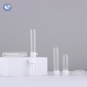 Tubes à essai en verre de laboratoire de qualité 10ml avec bouchon à vis bouteilles vides en plastique d'huile de colle support de Vase compte-gouttes pratique - Product Image 3