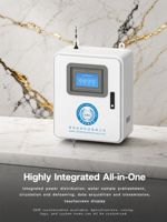 Analyseur de qualité de l'eau multi-paramètres en ligne YG-HBC RS485 4G, système de surveillance de l'eau potable pour pH, turbidité, EC, chlore, ORP, TDS