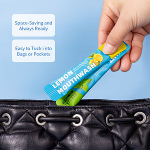 Kinder-Taschenbeutel mit Alkoholfreiem, Natürlichem Mini-Mundwasser, als Eigenmarke, Reiseformat, Tragbar und Konzentriert - Product Image 4