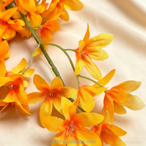 Orchidées artificielles luxueuses multicolores à tige unique avec longues tiges pour mariage, rentrée scolaire, Noël, décoration de scène - Product Image 3