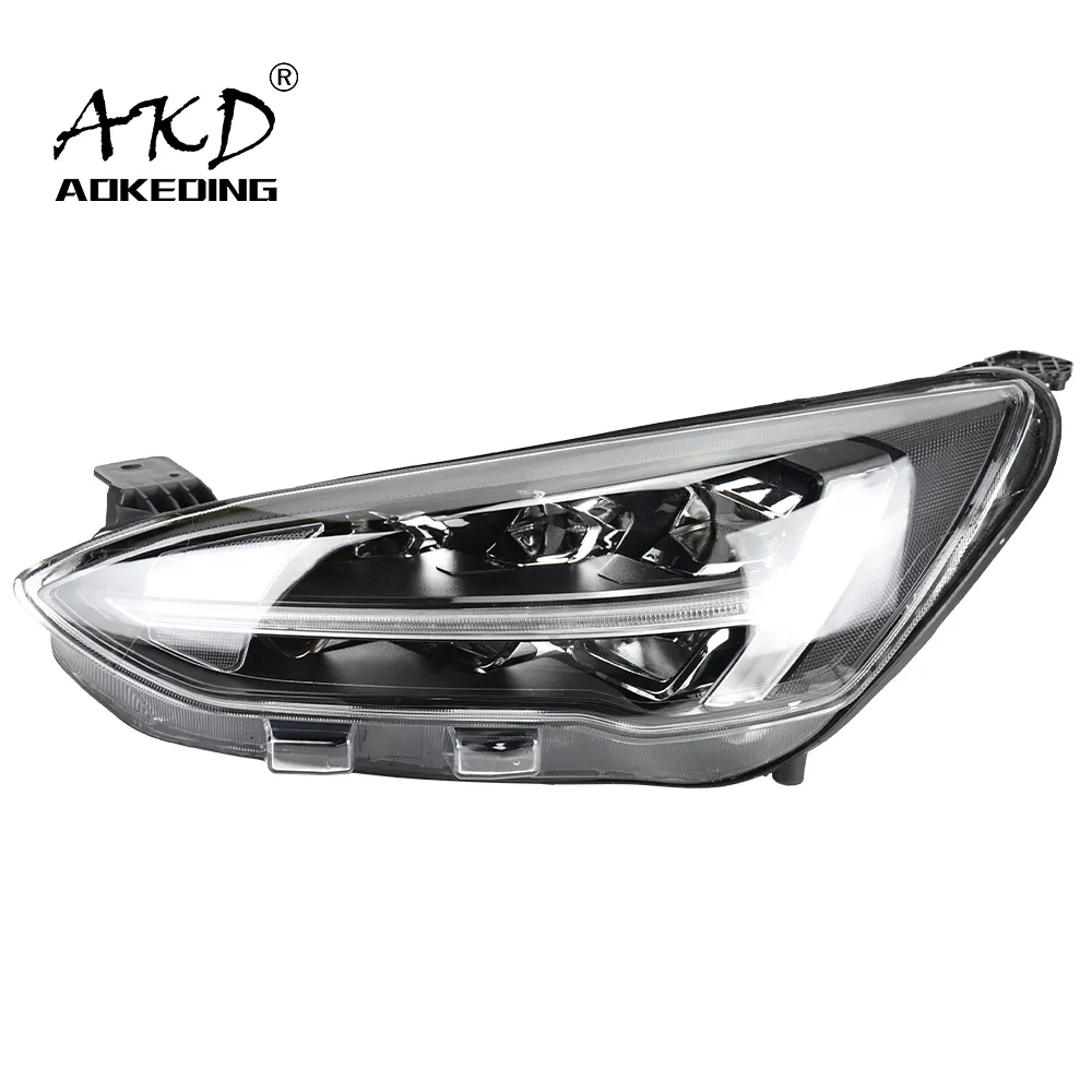 AKD רכב סטיילינג עבור פורד פוקוס פנסי 2019 חדש פוקוס 5 LED פנס דינמי אות Led Drl Hid Bi קסנון אביזרי רכב