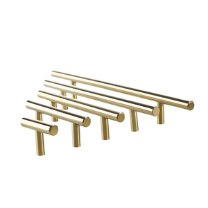 Solid Hollow Stainless Steel Brushed Gold Antirust Contemporary Kitchen <strong>Door</strong> Handles Long Pulls <strong>Knobs</strong> for Furniture Cabinet - Product Image 4