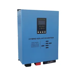 Ibrido solare 4KVA 5KVA 6KVA Inverter 60A MPPT Inverter bassa frequenza Off Grid sistema di energia solare blu piombo acido \ litio \ Gel