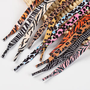 <span class=keywords><strong>Cordones</strong></span> Planos de Poliéster por Transferencia de Calor YH para Zapatillas <span class=keywords><strong>AF1</strong></span> DUNK de Mujer con Estampado de Leopardo, Tigre y Serpiente - Product Image 1