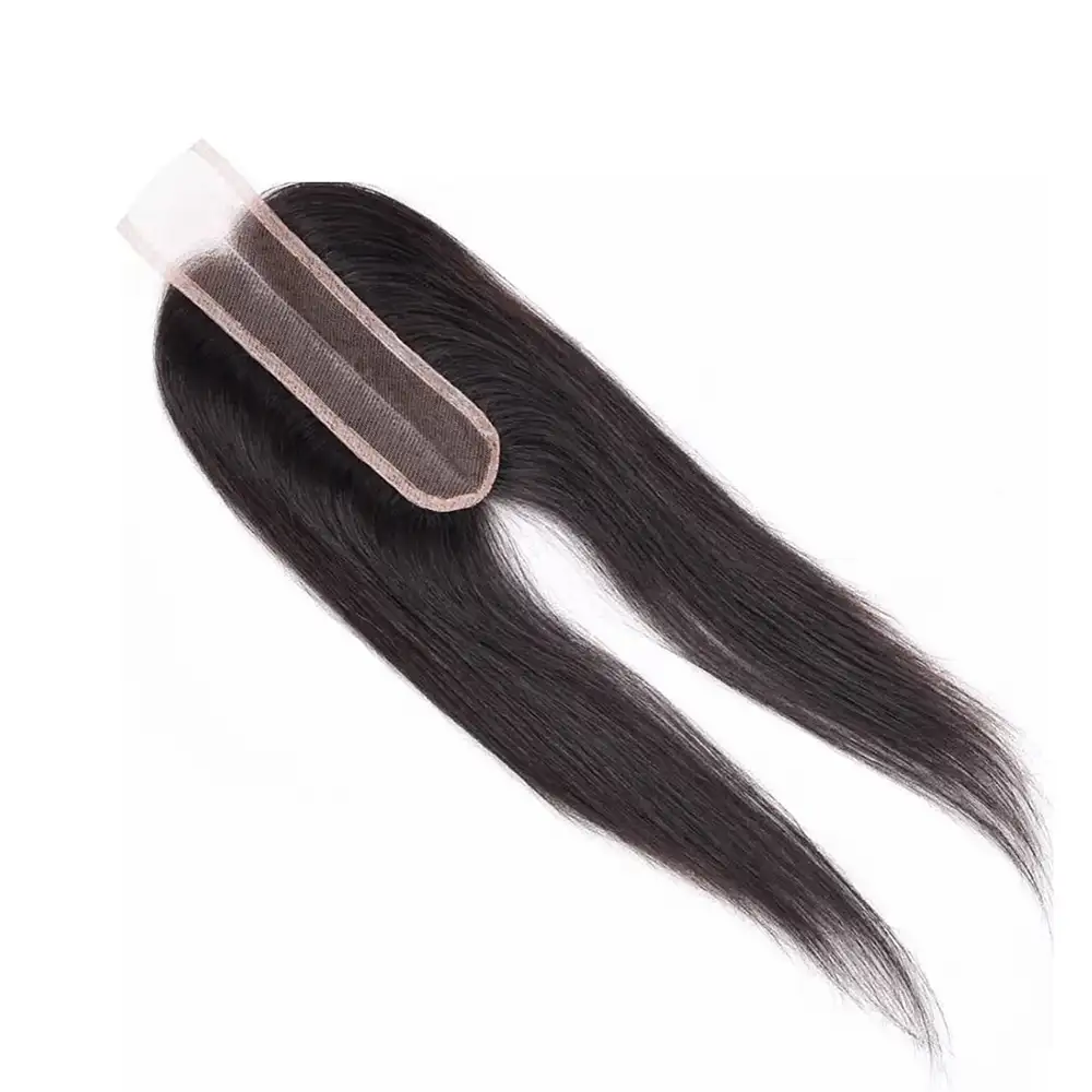 New Arrival Hot Selling 2*6 Beautiful Hair Lace Closure Brazilian Straight Hair With Closure