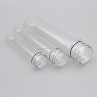 Venta caliente 30m 40ml 100mL PET Tubo de ensayo de plástico Tapón de rosca de aluminio Embalaje Botellas de plástico directas de fábrica