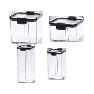 4 <b>Pack</b> 24 PCS <b>Large</b> PET Injection Molded Sealed Air Tight Eco-Friendly Multi-functional Food Storage Containers Freshness - Product Image 3