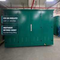 Unidad de Anillo Principal (RMU) Inteligente Ecológica de 12kV 630A con Aislamiento de Gas y Autoreparación de Fallas, con DTU para Automatización de Distribución