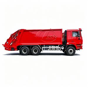 Camion de ramassage des déchets à compression SHACMAN Delong 6x4 robuste de 23 m³ avec double pont arrière - Product Image 4