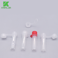Tube cryogénique en PP de 2 ml pour la cryopréservation d'échantillons d'ADN/ARN, kits PCR avec bouchon à vis transparent
