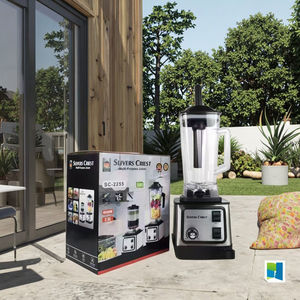 Tugas berat 8500W 2 in 1 Blender besar 2.5L Jar + 600ML Cup plastik bodi Stainless Steel basis pembuat Smoothie Peru - Product Image 1