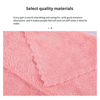 Fabricant Vente en gros Serviette carrée en polaire corail souvenir épaissie absorbante à séchage rapide Cadeau personnalisé Retour ours Maison