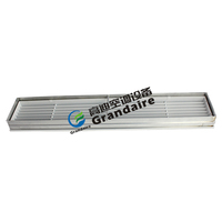 Grilles linéaires fixes en aluminium modernes pour sortie d'air de climatisation