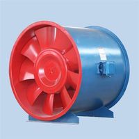 Ventilateur industriel à flux mixte XINBO, économie d'énergie, 380V, ventilateur de conduit en ligne avec taille et couleur personnalisables pour la ventilation des bâtiments