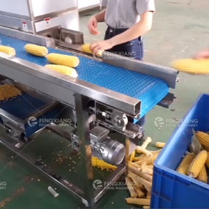 Industrial Sweet Canned Corn Production Line Niblet Kernel Threshing Blanching Washing Dewatering Packing Processing Line - Product Image 6