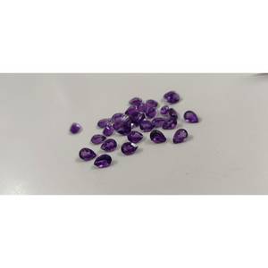 Gema de Amatista Africana Natural de 6*8 mm, 0.85 Ct, Corte Pera, para Joyería - Product Image 4