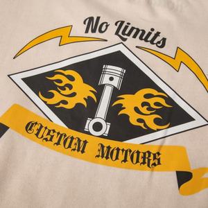 OEM การพิมพ์ผ้าฝ้าย100เปอร์เซ็นต์เสื้อยืดขนาดใหญ่ธรรมดาขนาดใหญ่มีกระเป๋า - Product Image 5