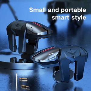 Disparador de juego para teléfono inteligente para <span class=keywords><strong>PUBG</strong></span>, juego de disparos para teléfono móvil, Joystick, botón de Metal de seis dedos para Android y iPhone - Product Image 3