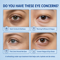 Patchs Hydrogel Contour des Yeux OEM Marque Privée GHK Cu Peptide de Cuivre Centella Caféine Acide Hyaluronique Anti-Âge Cernes et Poches